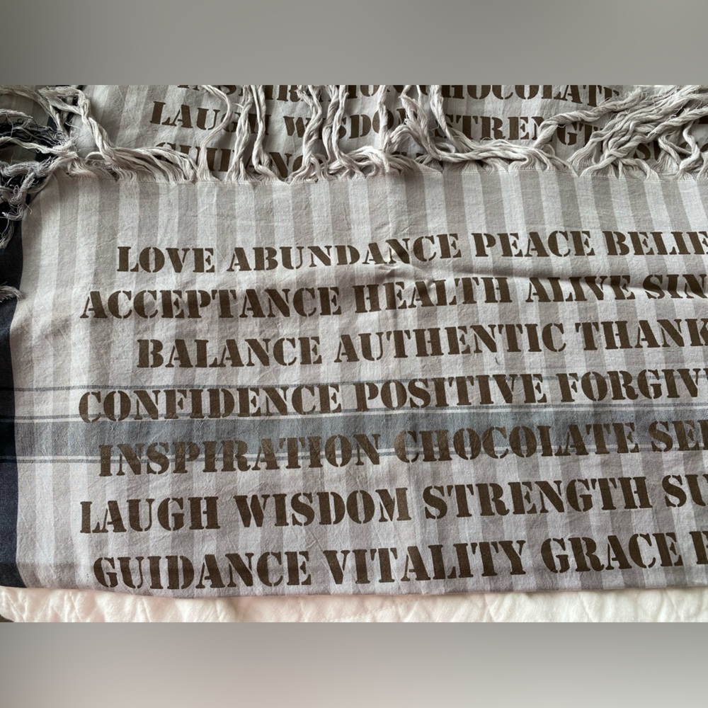 Leigh & Luca Affirmation Scarf